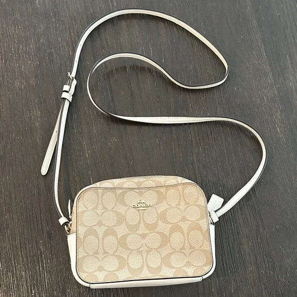 Coach Tan Signature Crossbody Bag - Picture 1 of 9